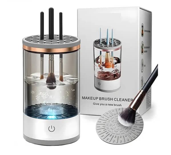 New 3 in 1 Makeup Brushes Cleaner Machine Portable USB Electric Cosmetic Brush Cleaning Washing Tools Make Up Brush Cleaning Dry Tools