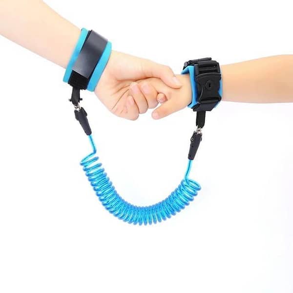 Child Anti-Lost Belt With Wrist Strap And Secure Locking System For Outdoor Use