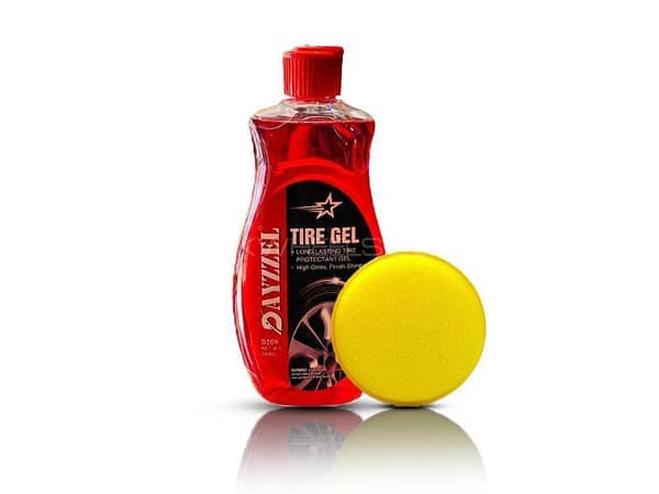 DAYZZEL Tire Gel with Applicator: Long-Lasting Protection and Glossy Finish for Your Tires