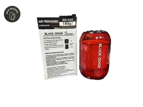 Powerful Freshness Black Odor Car Air Freshener New Passion Big Size 180g