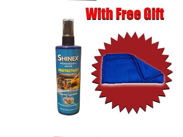 SHINEX Blue Interior Dashboard Liquid Polish for Cleaning and Protecting
