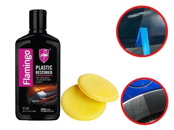 Flamingo Plastic Restorers For Car Trim Revive Faded Weathered Plastic