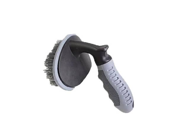 Edge-Shaped Brush for Cleaning Car Tires and Chassis