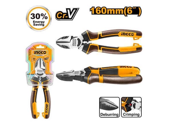 Ingco 6" High Leverage Diagonal Cutting Pliers Model HHLDCP28160