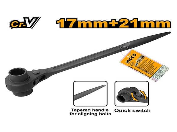 INGCO Double Socket Ratchet Wrench Model HRSTW17211