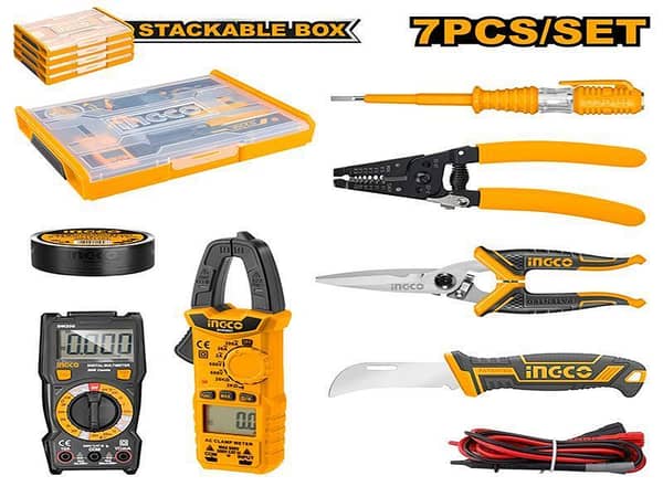 INGCO Telecom Tools Set, 7 Pieces - Model HKTV01T071