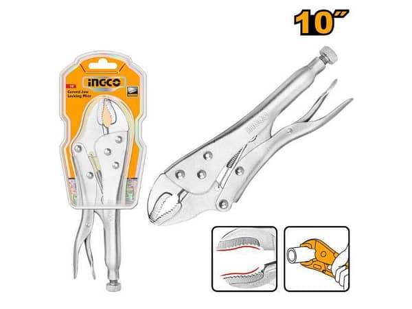 Ingco HCJLW0210 10" Curved Jaw Locking Plier