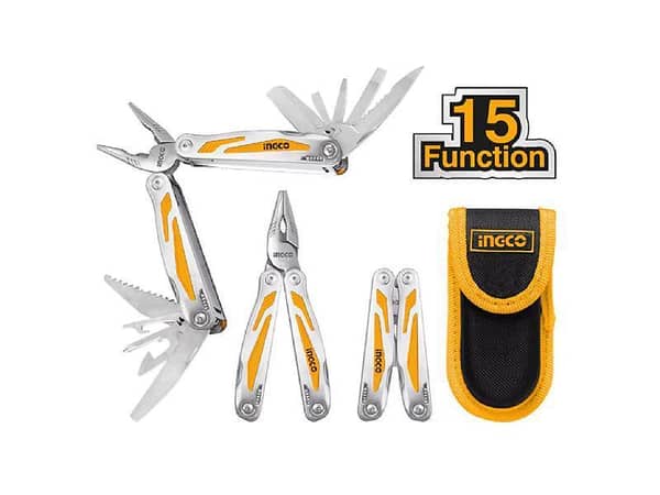 Ingco HFMFT0115 Foldable Multifunction Tool with 15 Functions
