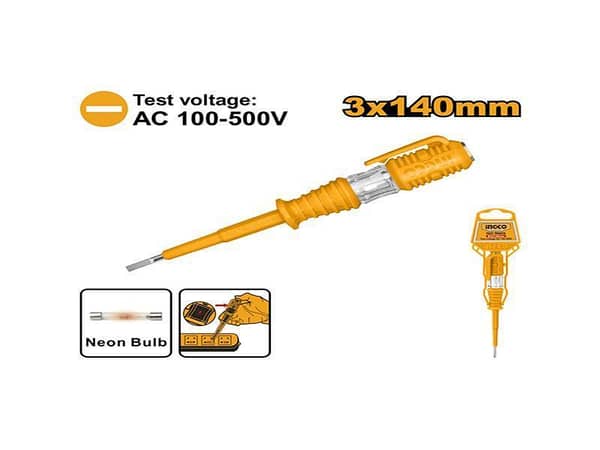 INGCO HSDT1408 Test Pencil for AC Voltage Testing 100-500V