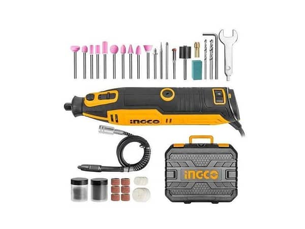 Ingco MG13328 Mini Grinder with 109 Accessories and Variable Speed Control