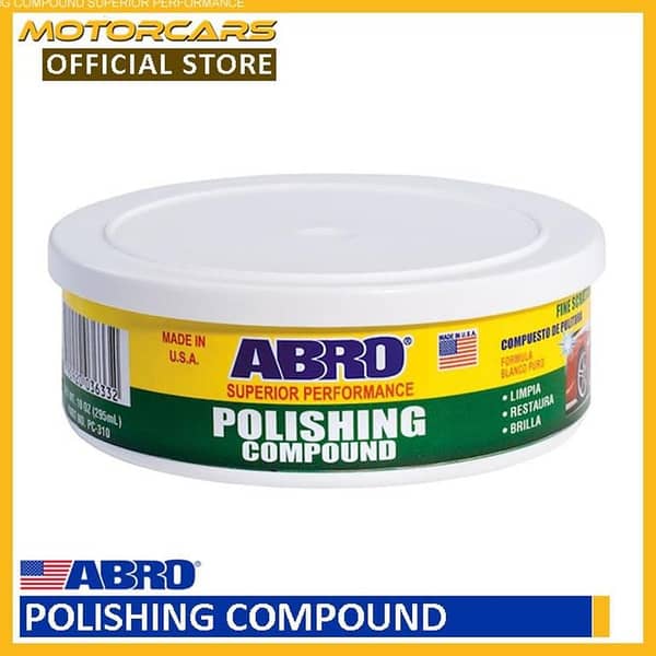 ABRO POLISHING COMPOUND SUPERIOR PERFORMANCE for car - Made in USA