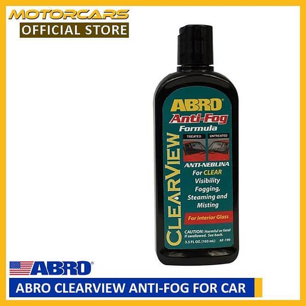 Abro CLEARVIEW ANTI-FOG Solution for Vehicles