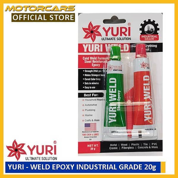 Yuri weld epoxy industrial grade 20g