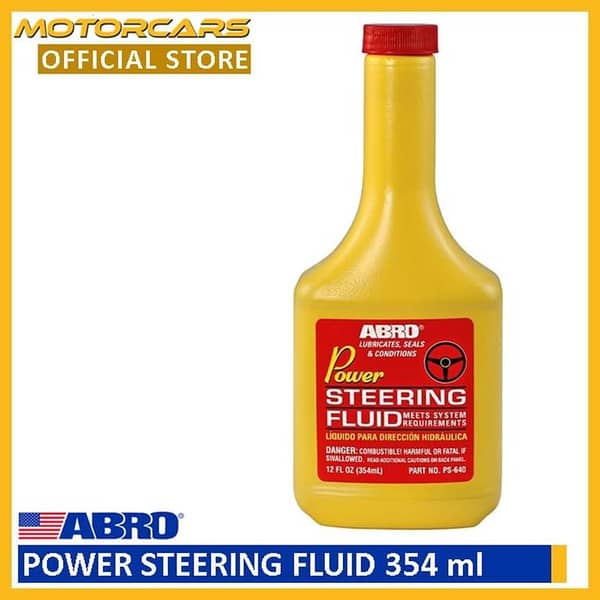 ABRO POWER STEERING FLUID 354ml for car - Made in USA