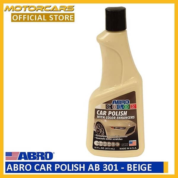 Abro AB-301 Beige Car Polish - Made in the USA