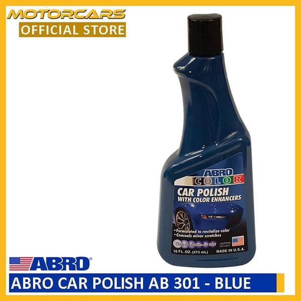 Abro AB-301 Blue Car Polish - Made in USA