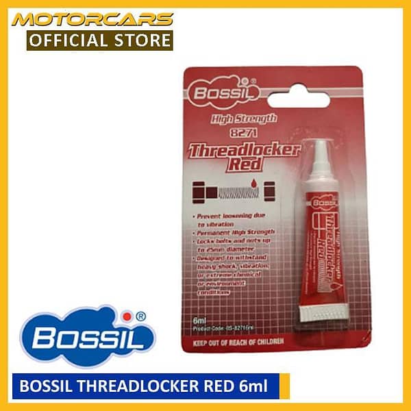 Bossil Threadlocker Red (High Strength) 6ml