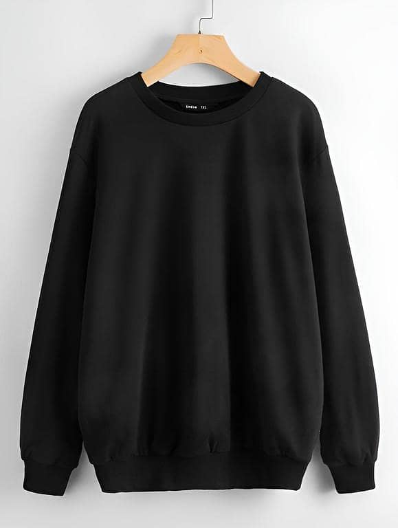 Jack Beos Black Fleece Sweatshirt  For Men