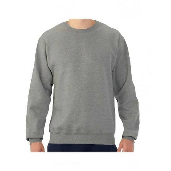 Jack Beos Men's Grey Fleece Sweatshirt - Plain Design