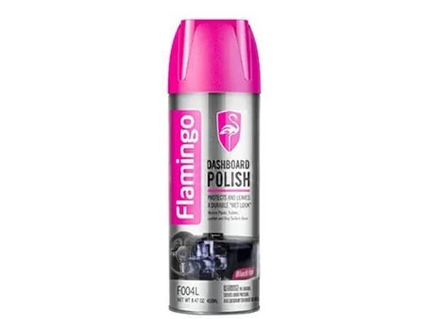 Flamingo Dashboard Polish in Black Ice Scent – 450ml