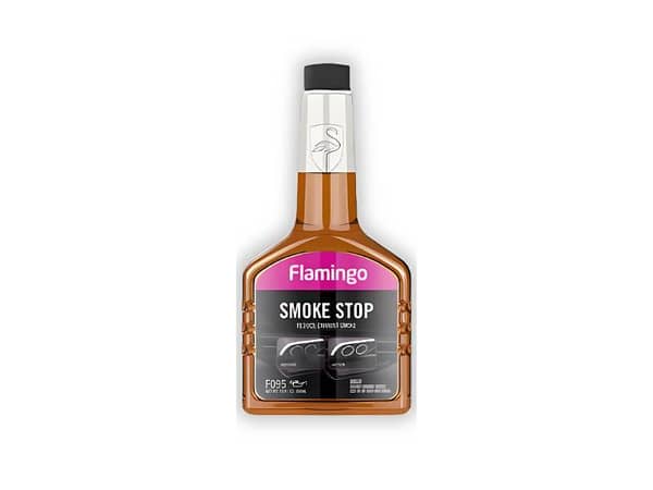 Flamingo Smoke Stop 354ml – Engine Oil Additive for Reducing Exhaust Smoke and Oil Consumption