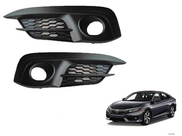 Fog Light Cover for 2016-2021 Honda Civic FC6 Models