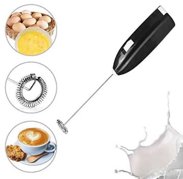 Electric Egg Beater Milk Drink Coffee Whisk Mixer Foamer Mini Handle Stirrer Practical Cooking Tool Kitchen Mini Whisk