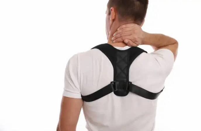Body Posture Corrector Belt - Shoulder Support Relief and Back Pain Relief Belt - Adjustable Posture Support Brace for Men and Women