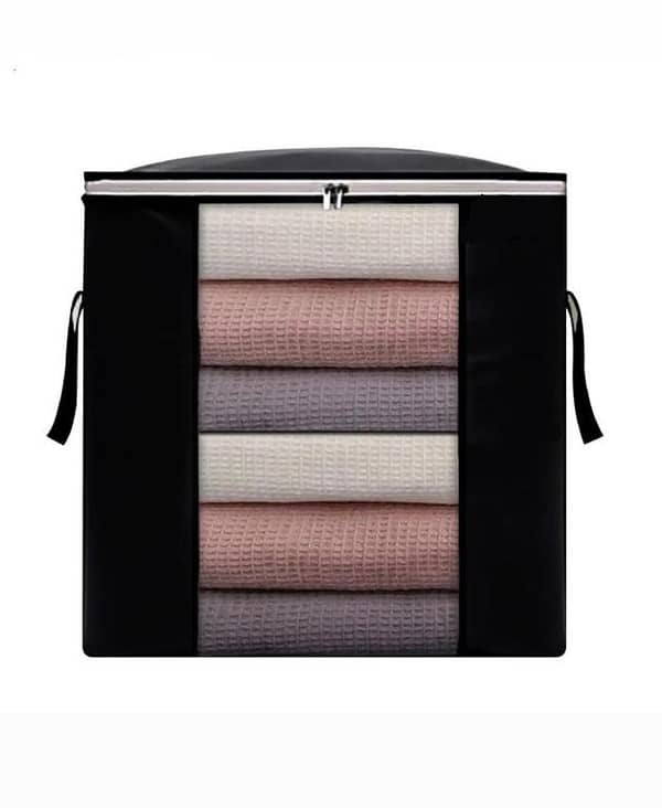 Cloth Storage Closet Organizer Bag – Water-resistant – Baby Zipper Box - Wardrobe Space Saver - Portable Travelling Gadget for Camping & Outdoor Use Clothing Organiser