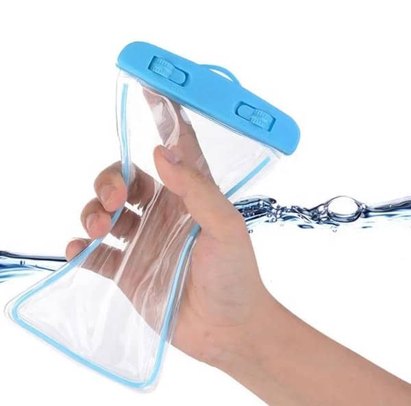 Underwater Waterproof Rainproof Mobile Case PVC Bag Transparent Touch Screen Premium Cell Phone Pouch Cover For Travel Hiking Rainy Season Monsoon