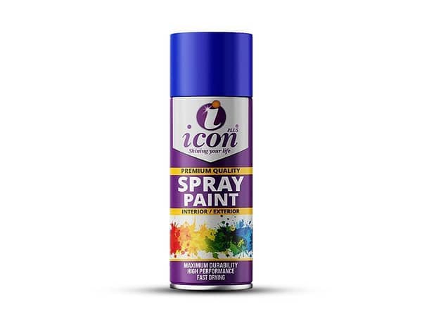 Icon Plus 300ml Medium Blue Spray Paint for Interior and Exterior Use