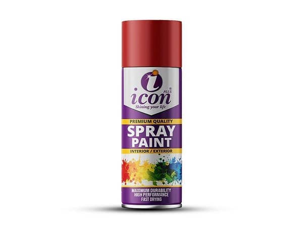 Icon Plus Spray Paint 300ml - Orange Red