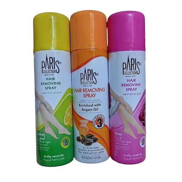 Paris Collection 150ml Hair Removal Spray - Available in Various Flavours