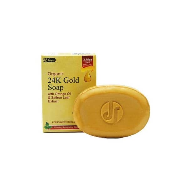 Dr. Romia Organic 24K Gold Soap – For Pigmentation & Dark Circles