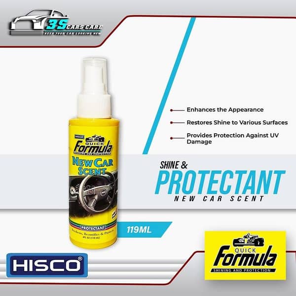 Formula Shine Protects & Protectant New Car Scents Fragrance 119 ML HISCO