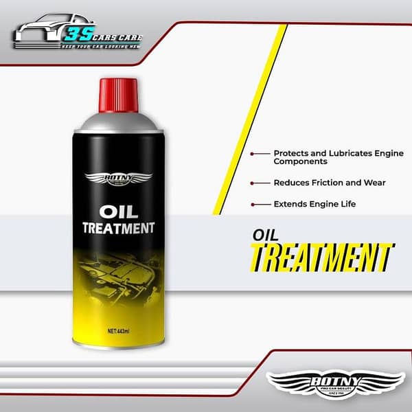 BOTNY 443ml Oil Treatment – Engine Oil Additive for Reducing Friction, Enhancing Fuel Efficiency, Protecting Against Wear, and Stabilizing Viscosity