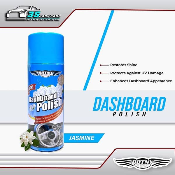 BOTNY Dashboard Polish Leather & Tyre Wax 450ML (JASMINE)