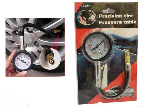 Analog Tire Pressure Monitor Gauge Tool