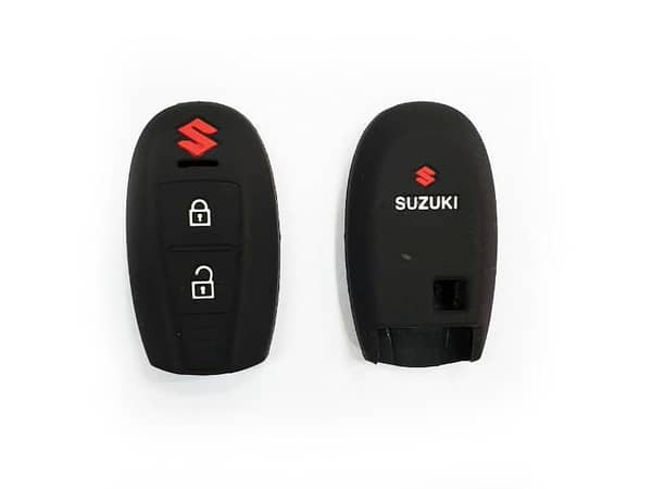 Black Soft Silicone Key Cover for Suzuki Bolan