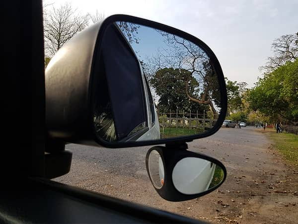 Right Side Adjustable Blind Spot Mirror for Cars - Dual View Parking Assistance