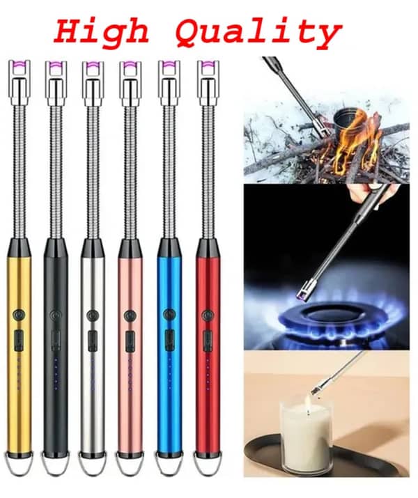 Rechargeable Electric USB Lighter Stove Lighter Long Neck Led Best Quality