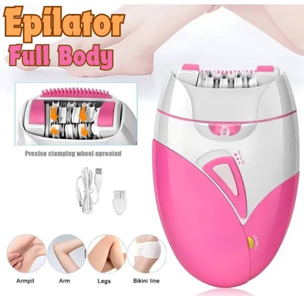 Rechargeable Epilator For Women Full Body Dual Speed Threading Machine For Hair Removal Epilator For Women Full Body