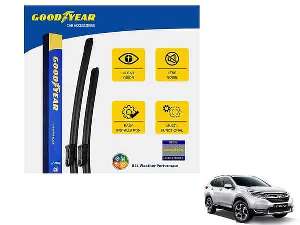 Goodyear Car Flat Wiper Blades For Honda CR-V Silicone Blades Steak Free Anti Scratch