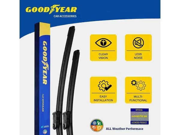 Goodyear Silicone Flat Wiper Blades for Toyota Surf - Scratch Resistant and Streak-Free Performance