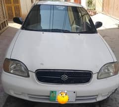 Suzuki Baleno 2005, White, Lhr No. Exchange possible