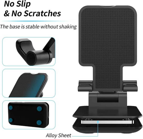 Mobile & Tablet Holder | Premier Quality Product | Adjustable and Flexible Stand | Compact Pocket Size | Easy to Carry | Best for Study and Office Use | Compatible with all size Mobiles