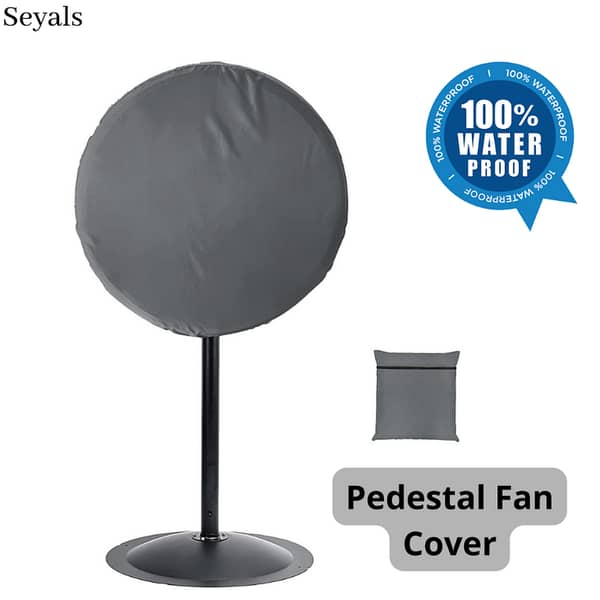 Pedestal Fan Cover - Dust Protection - Waterproof  Full Pedestal Fan Cover - Dust Protection