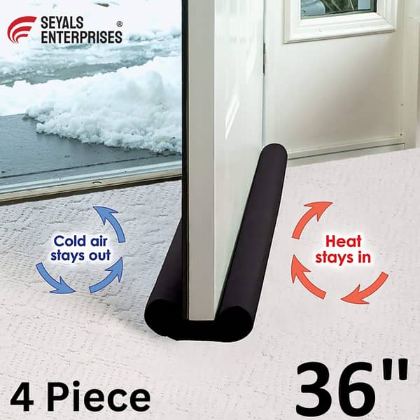 SEYALS Special Door Dust Stopper - Door Draft - Insect / Air Stopper - Under Door Bottom Seal - Twin Draft Guard For Door and Window
