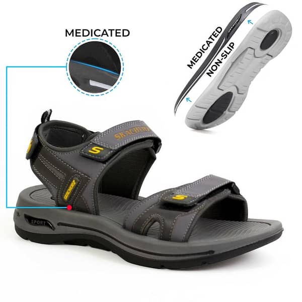 NBH NAZ Boot House Multi-Strap Kito Sandals for Men and Boys - Comfortable and Durable Sport Sandals - Adjustable Fit for Casual and Active Wear