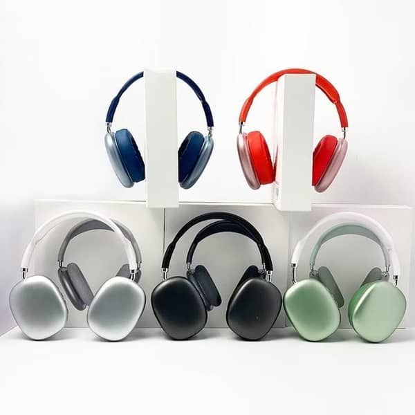 P9 Pro Headphones Wireless With Mic Bluetooth 5.1 Hi-Fi Headset with TF Card Slot Head Phones - Gaming Headset Featuring Stereo Surround Sound, Volume Adjustment, Noise Cancellation - Headphones for Girls And Boys - Built in Mic for PC, Android & iPhone